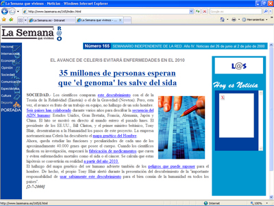 LaSemana.es cumple 10 a�os en Internet