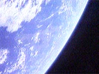 Fotografa Vista de La Tierra desde el espacio