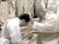 Fotografa El Papa, Juan Pablo II, en una reciente ceremonia en el Vaticano