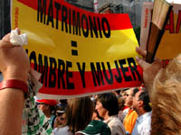 Pancartas desplegadas por los manifestantes (FOTO: Álvaro Abellán)