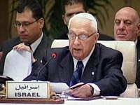 Fotografa El primer ministro de Israel, Ariel Sharon