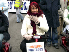 Fotografa de Portada: Irene Villa posa para <b>LaSemana.es</b> durante la manifestacin