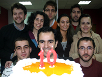 Fotografa Los directores de <b>LaSemana.es</b> celebran el 10 aniversario