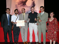 Fotografa Entrega del Premio Jvenes Periodistas de la Comunidad de Madrid a <b>LaSemana.es</b> en 2006