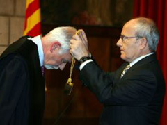 Montilla, en un acto con jueces catalanes (FOTO: R. Moreno. www.gencat.cat)