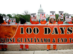 Fotografa de Portada: Manifestacin delante del Capitolio de Washington por el cierre de Guantnamo (FOTO: Amnista Internacional)