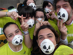 Fotografa Protesta ciudadana contra la energa nuclear (FOTO: Greenpeace/Valeria Botte)