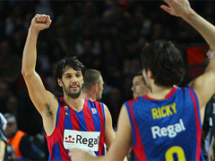 Fotografa de Portada: Basile y Rubio celebran el triunfo en la final (FOTO: ACB photo)