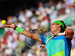 Fotografa de Portada: Nadal, durante el presente torneo de Pars (FOTO: Ronald Garros)