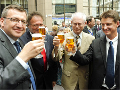 Fotografa Los dirigentes belgas celebran el inicio de su semestre al frente de la UE (FOTO: Presidencia de Blgica)
