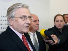 Fotografa de Portada: El presidente del Banco Central Europeo, Jean Claude Trichet (FOTO: BCE)