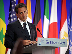 Fotografa de Portada: El presidente de Francia, Nicolas Sarkozy, durante una comparecencia (FOTO: Prsidence de la Rpublique - C. Alix)