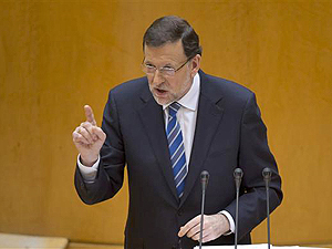 Fotografa de Portada: Mariano Rajoy, en su comparecencia ante el Pleno del Congreso de los Diputados, en el Senado. (foto: lamoncloa.gob.es)