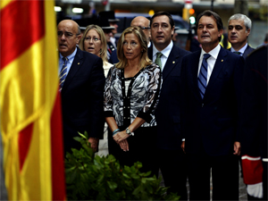 Fotografa de Portada: El presidente Artur Mas, al presidir el acto oficial de la Diada (foto: Generalitat de Catalua)