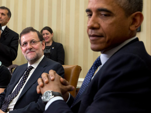 Fotografa de Portada: Obama recibe a Rajoy en el Despacho Oval de la Casa Blanca (foto: La Moncloa/Diego)