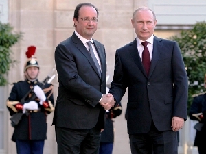 Fotografa de Portada: Franois Hollande recibe a Vladimir Putin en Pars (foto: Repblica de Francia)