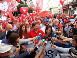 Fotografa de Portada: Manifestacin en el centro de Madrid a favor de derogar la actual Ley del Aborto (foto: Derecho a Vivir)