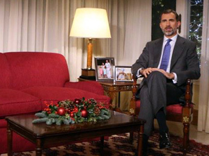 Fotografa de Portada: El Rey en su discurso de Nochebuena (foto: Casa Real)