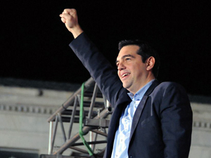 Fotografa El lder del partido Syriza, Alexis Tsipras, ganador de las elecciones griegas (foto: Syriza)