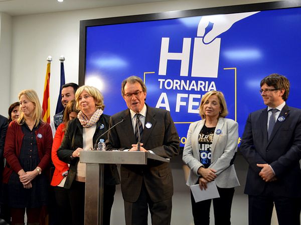 Artur Mas, en la rueda de prensa tras conocer la condena (foto: PdeCat)